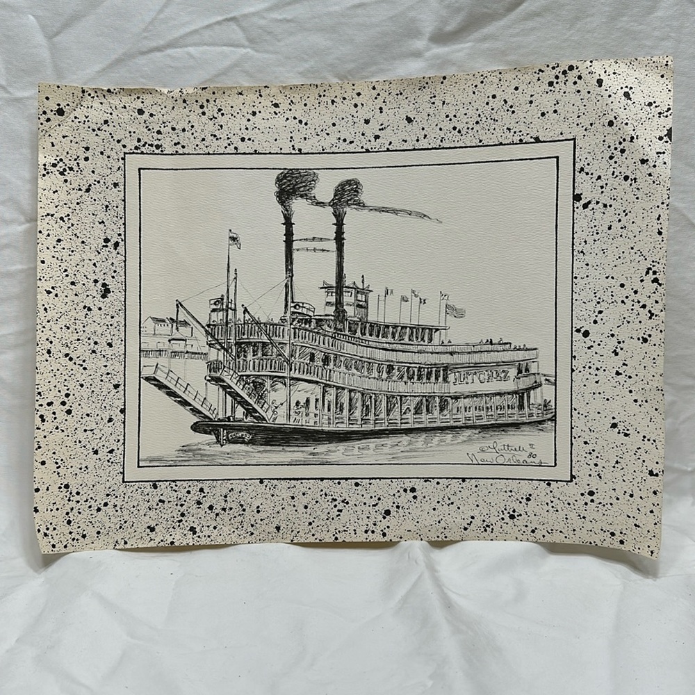 Natchez lithograph